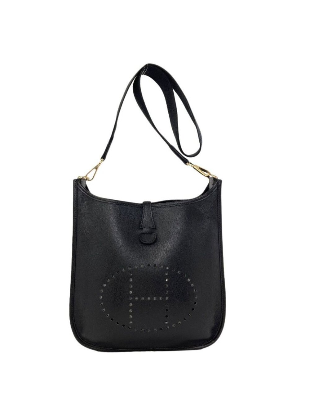 Hermes Evelyne 2 PM Gold Shoulder Bag Epsom
